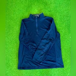 Greyson Men's Blue Zip Up Sweater